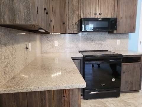 Quartz countertop installation