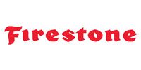 Firestone logo in red stylized text on a white background