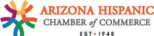 The logo for the arizona hispanic chamber of commerce