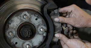 repairing brakes