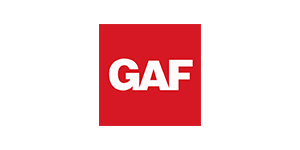 A red square with the word gaf on it.
