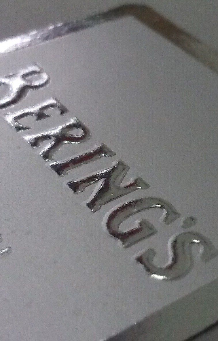 Hot Stamped and Embossed