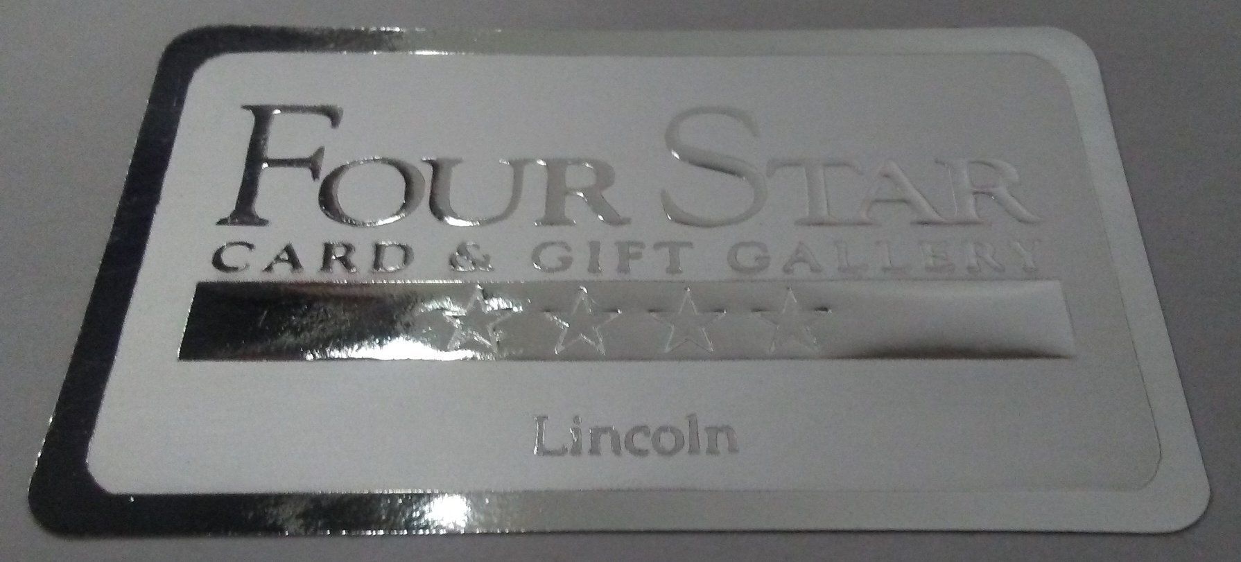 Hot Stamped and Embossed