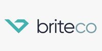 Briteco logo in teal and gray on a white background