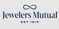 Jewelers Mutual logo in navy text with “EST 1913” beneath it on a light background