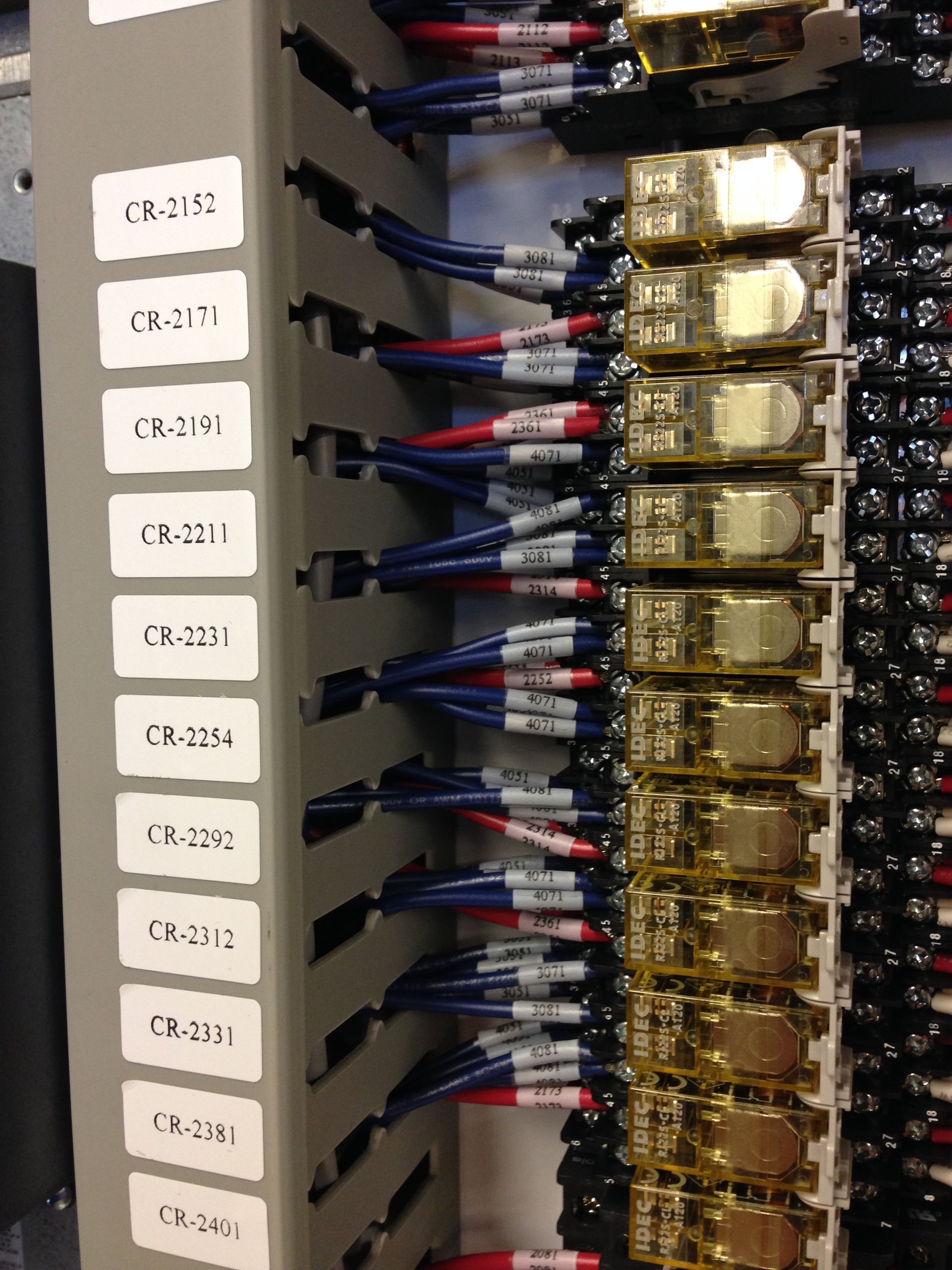 Wire and duct Labeling for easy drawing reference