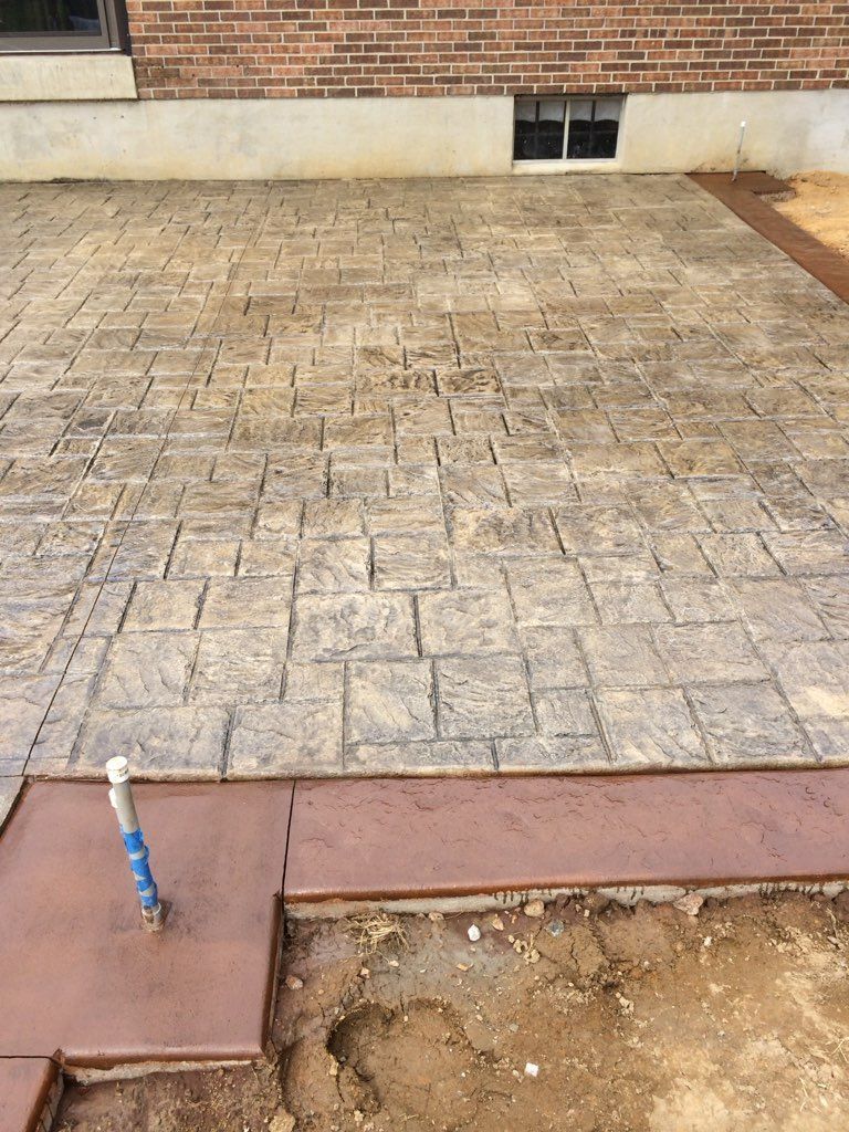 New Stamped Concrete
