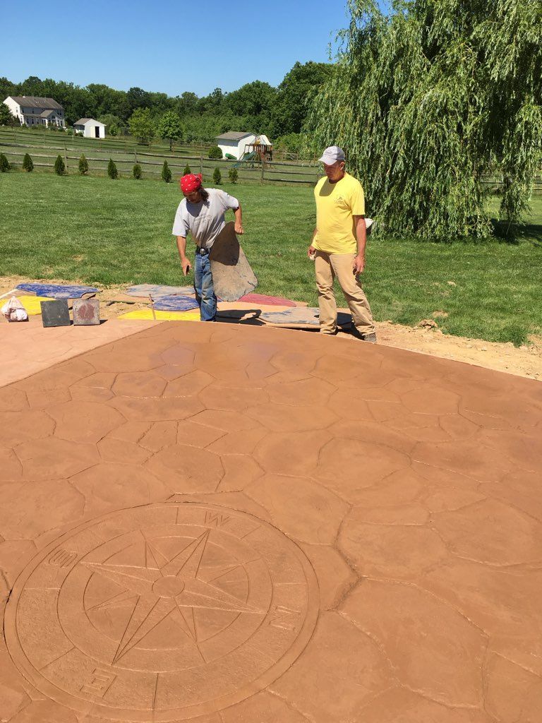 New Stamped Concrete