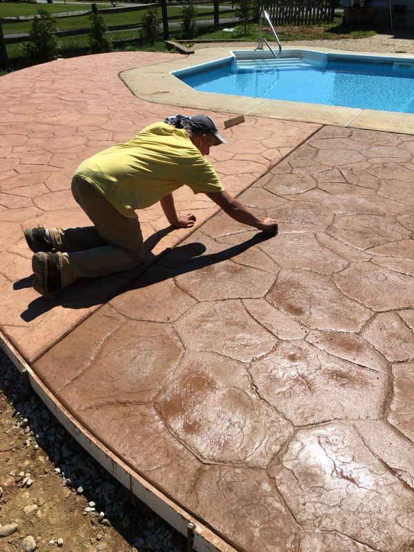 New Stamped Concrete