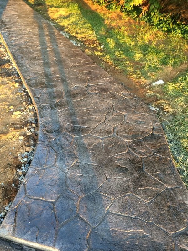 New Stamped Concrete
