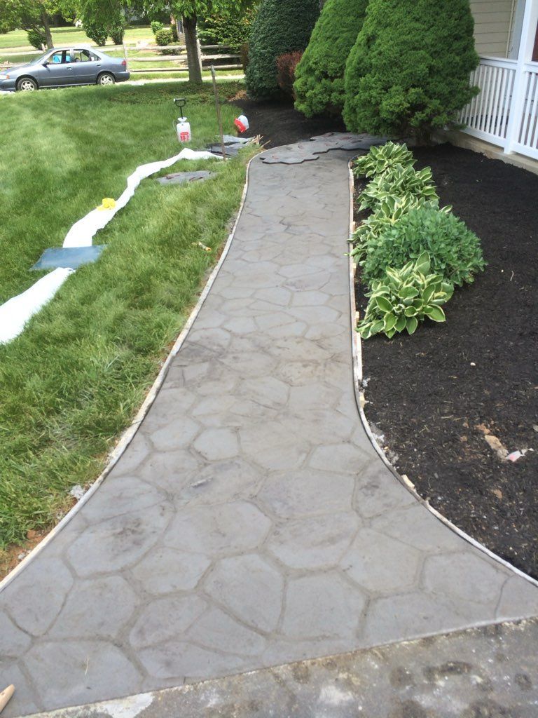 New Stamped Concrete