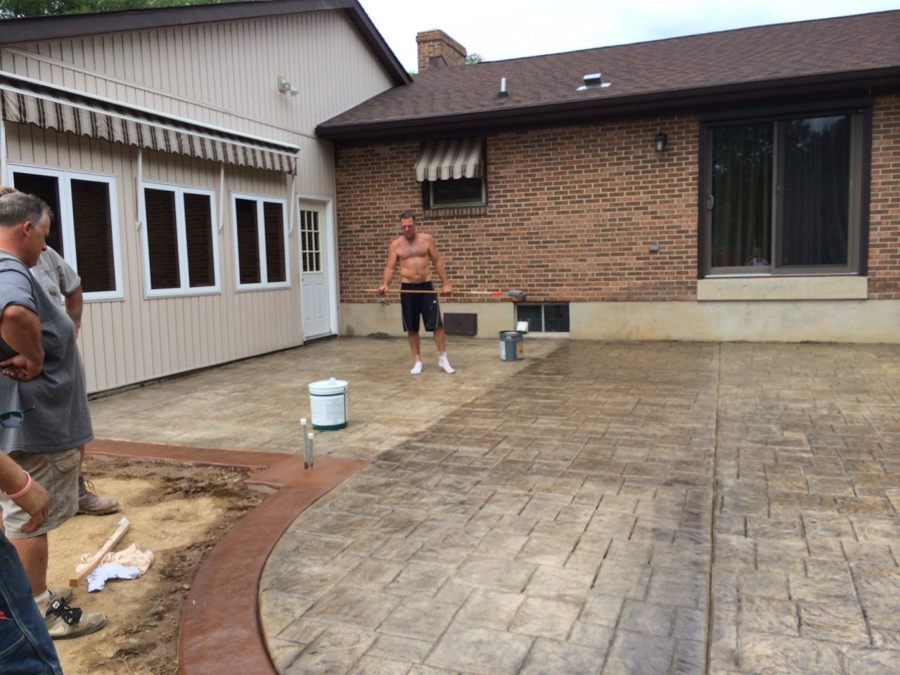 New Stamped Concrete