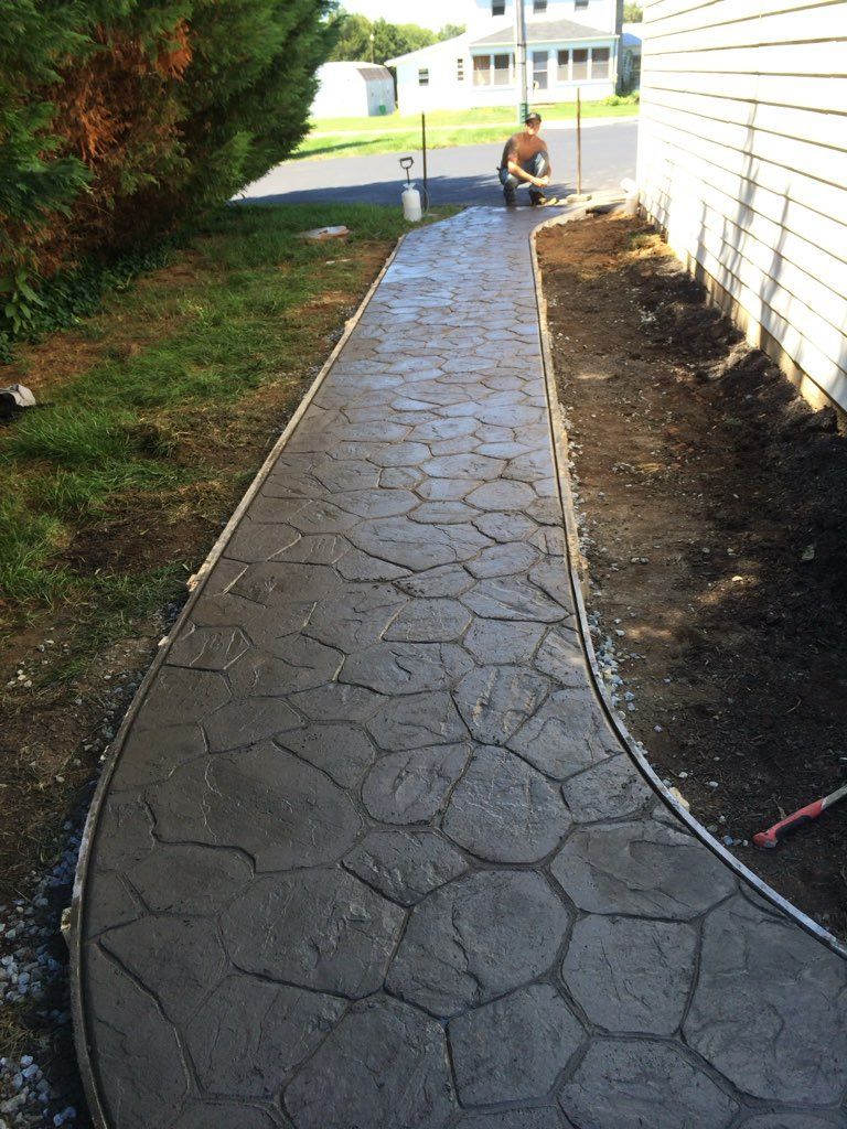 New Stamped Concrete
