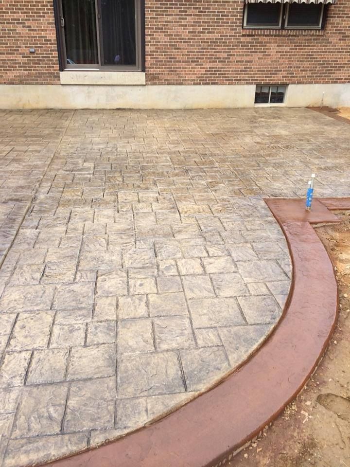 New Stamped Concrete