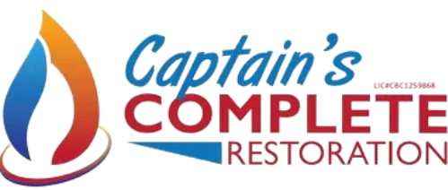 the logo for Captain's Complete Restoration.