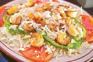 Mexico Viejo Salad with Shrimp