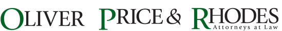Oliver price and rhodes logo on a white background