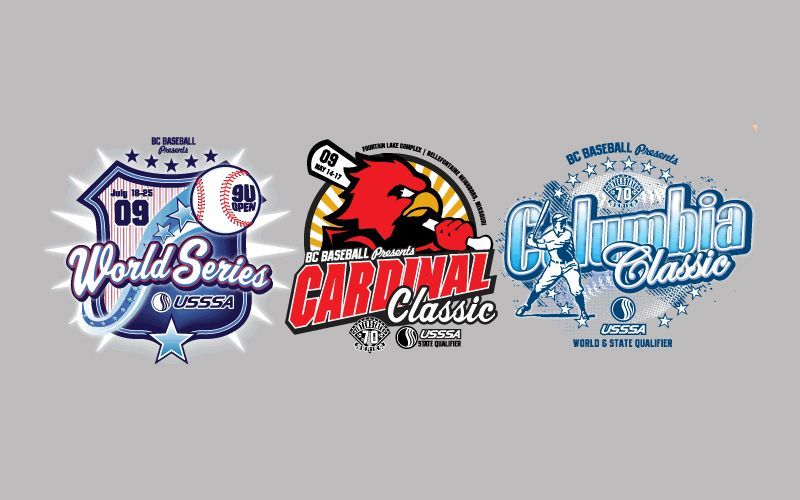 Three different logos.