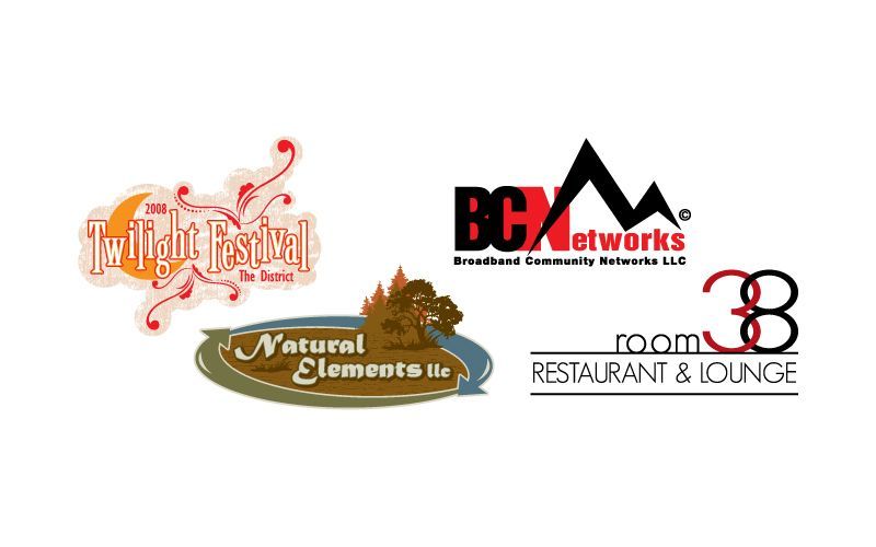 Four different logos.