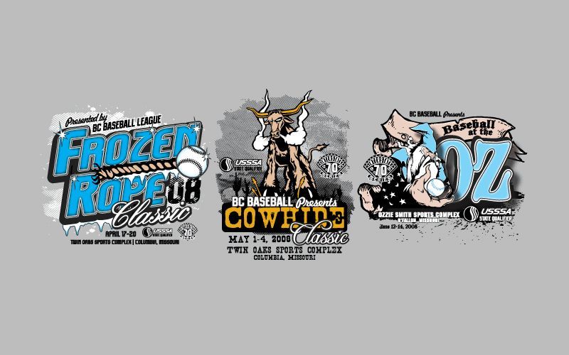 Three different logos.