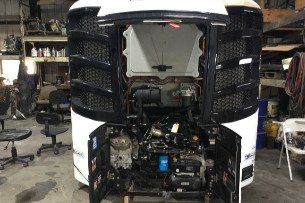 Reefer unit computer diagnostics