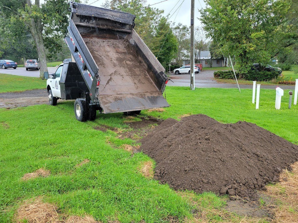 Materials Delivery Mulches Dyed and Natural Gravel Products Sand