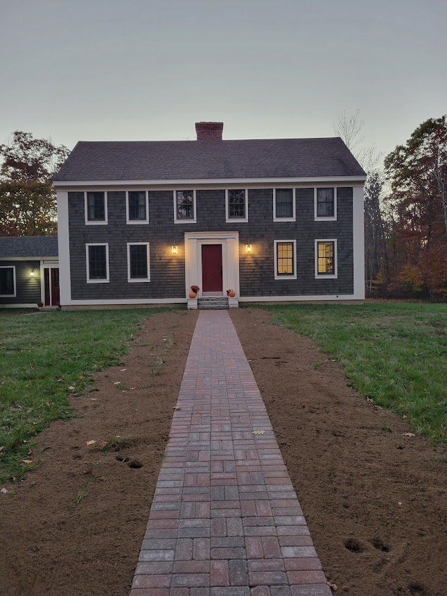 Newly installed patio