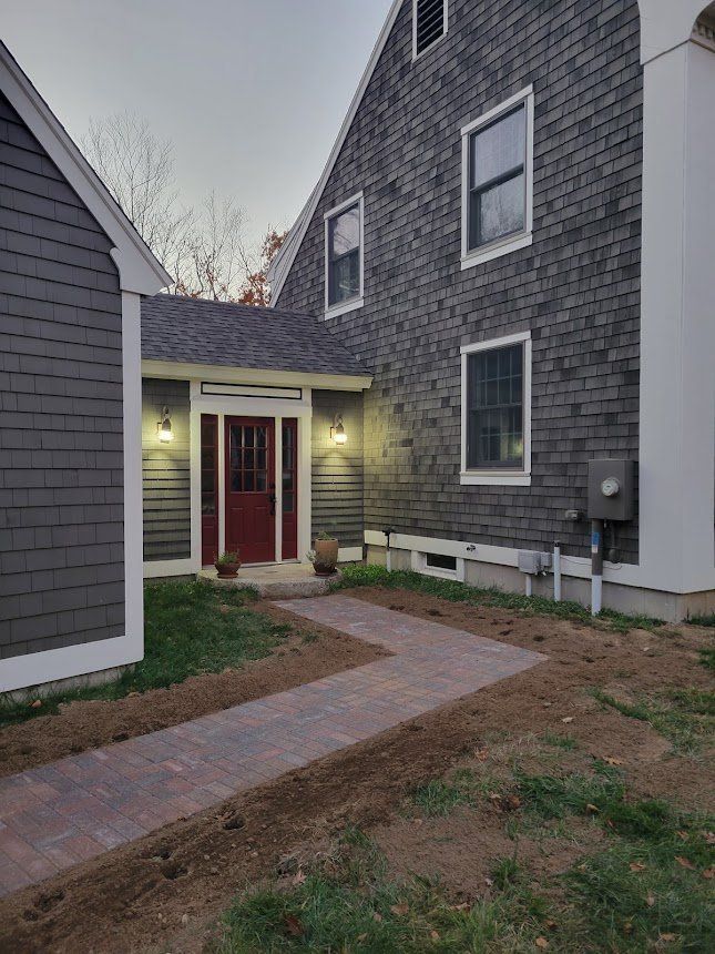 Newly installed patio