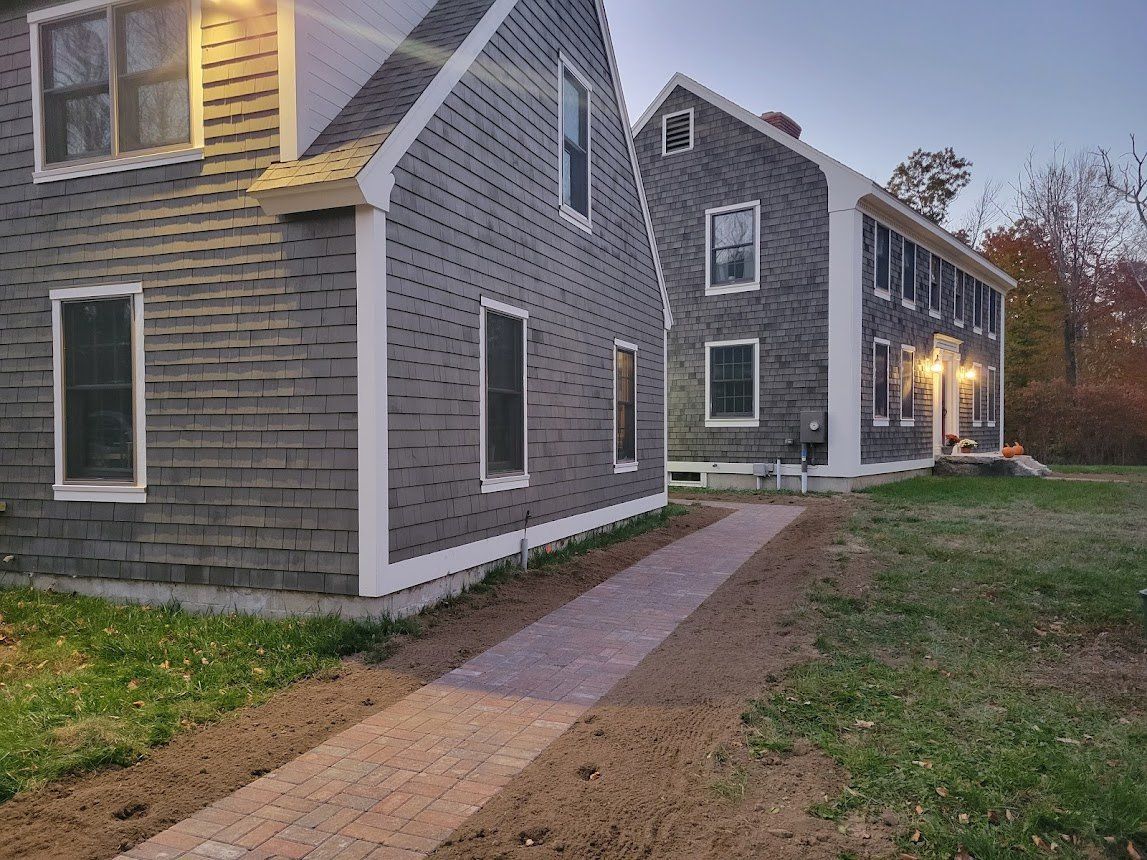 Newly installed patio