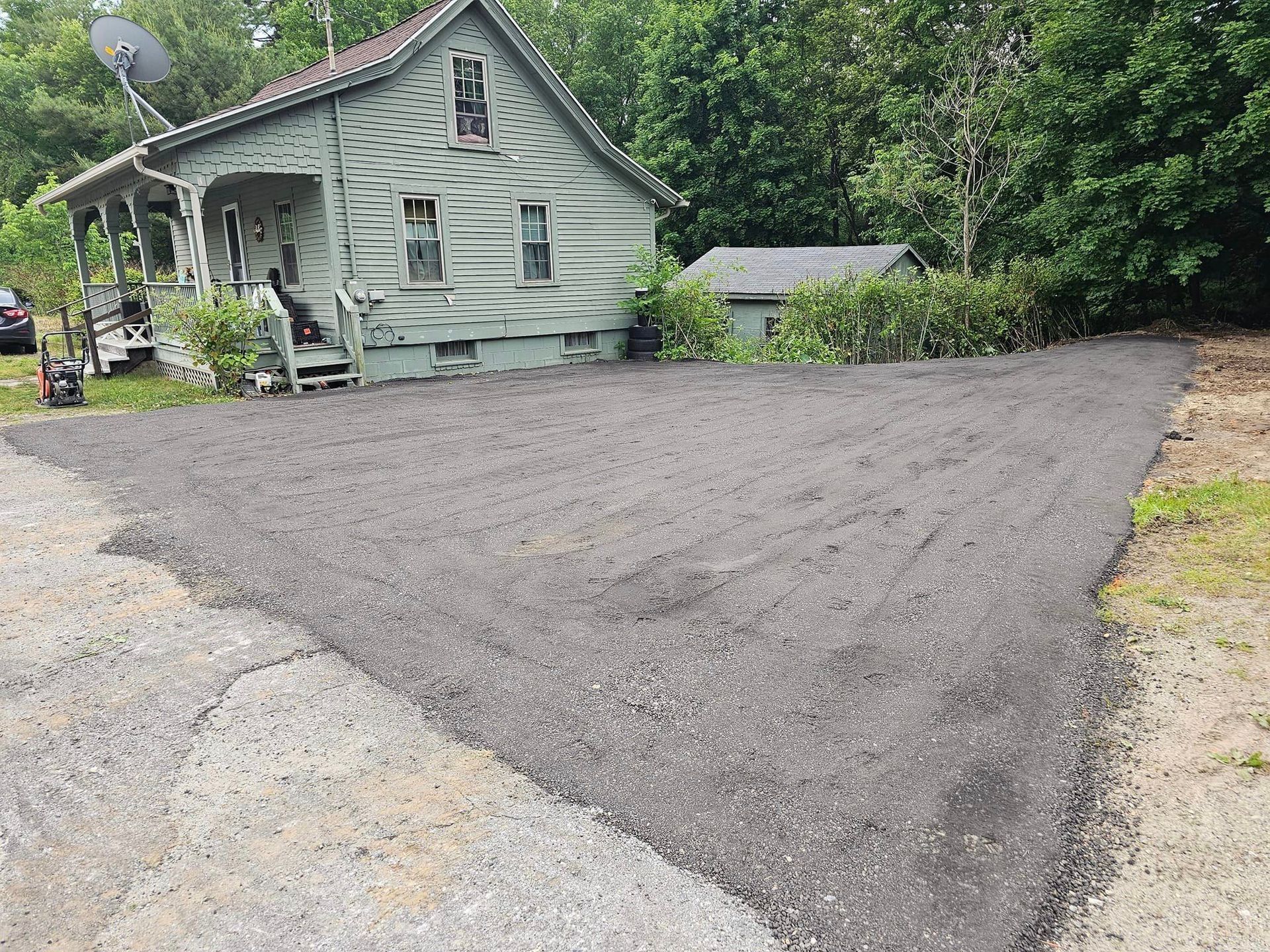 asphalt driveway