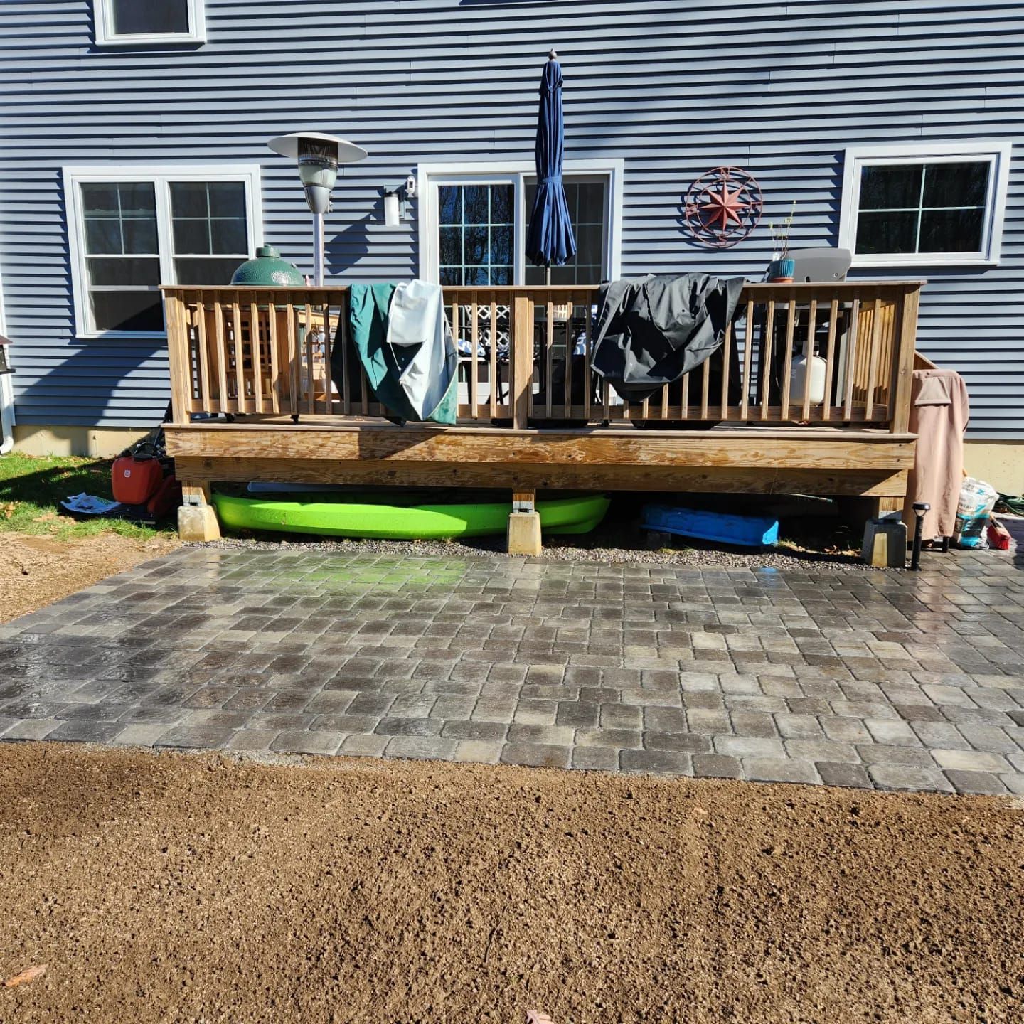 installed patio