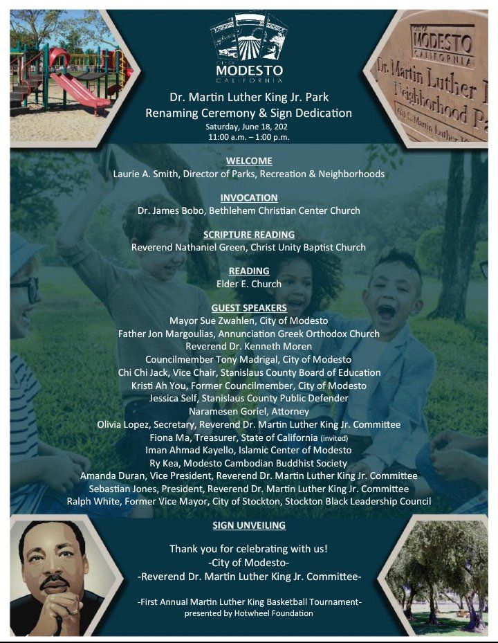 First Annual Martin Luther King Jr. Basketball tournament Sponsored by Hotwheel Foundation