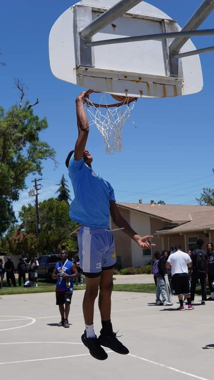 man shooting the ball