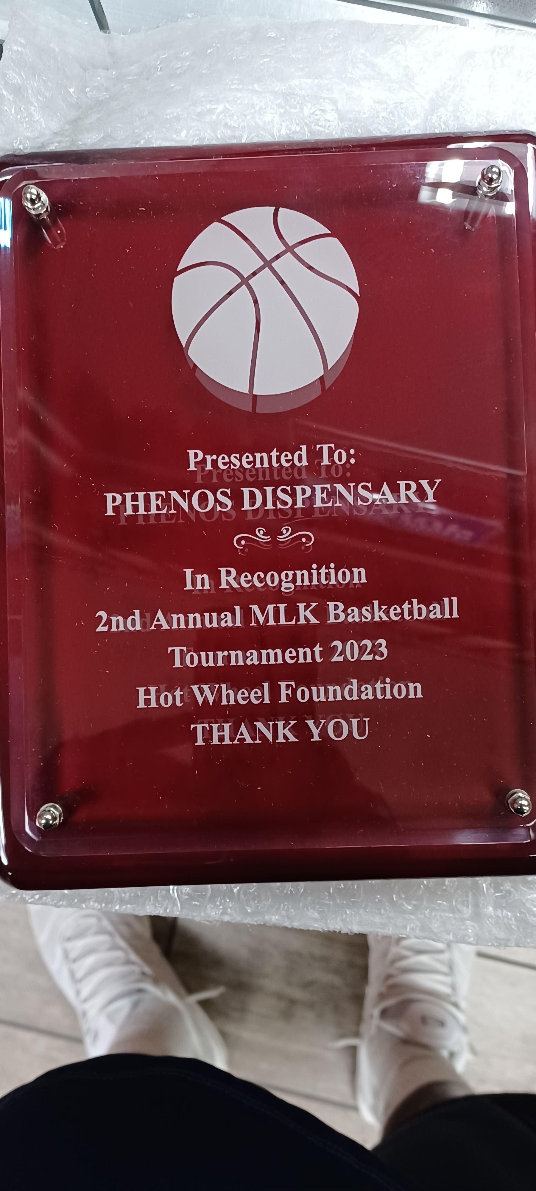 Phenos Dispensary Plaque