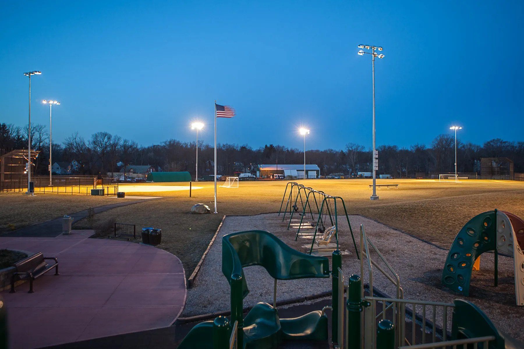 Ball Park Lighting Installation