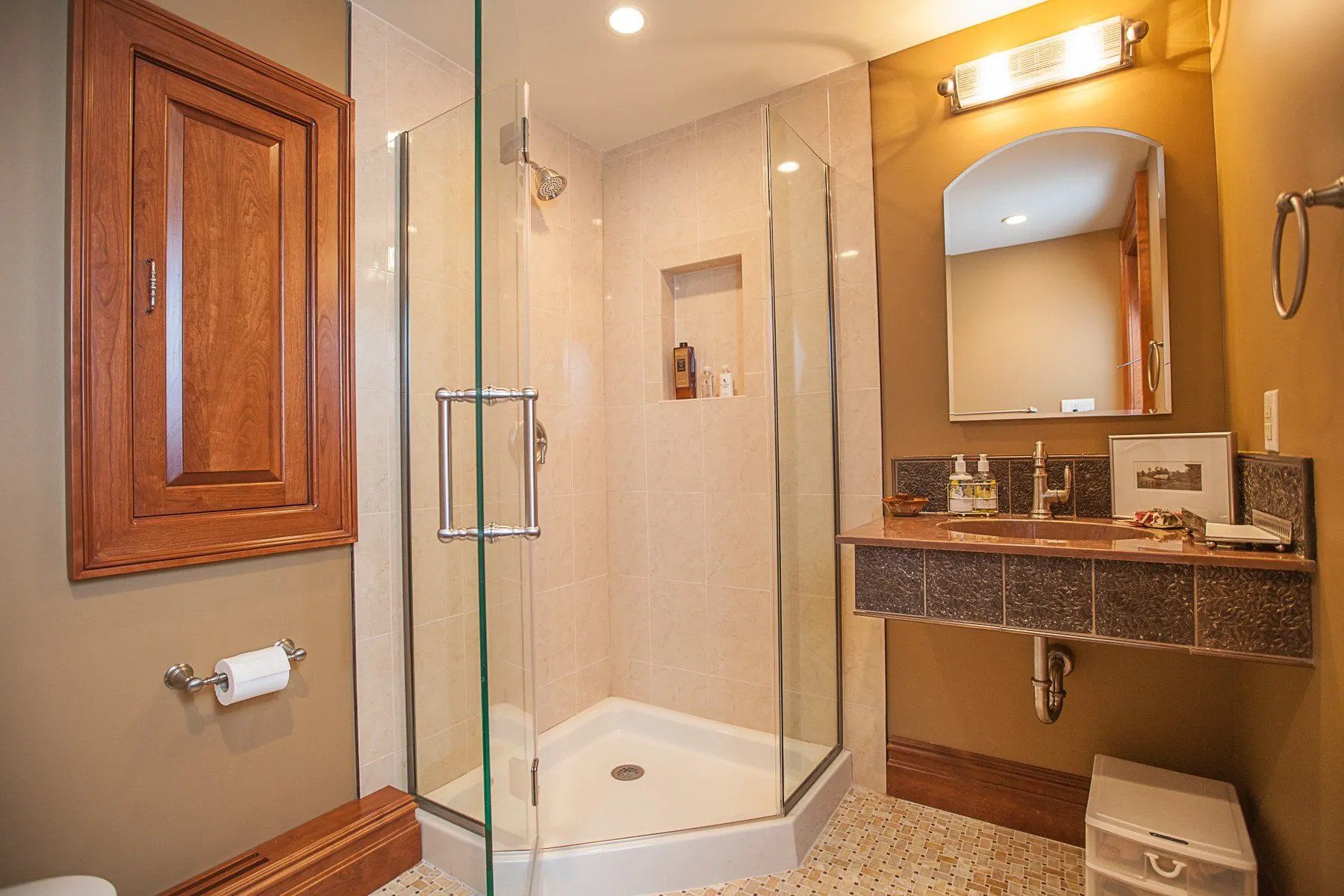 bathroom lighting installation