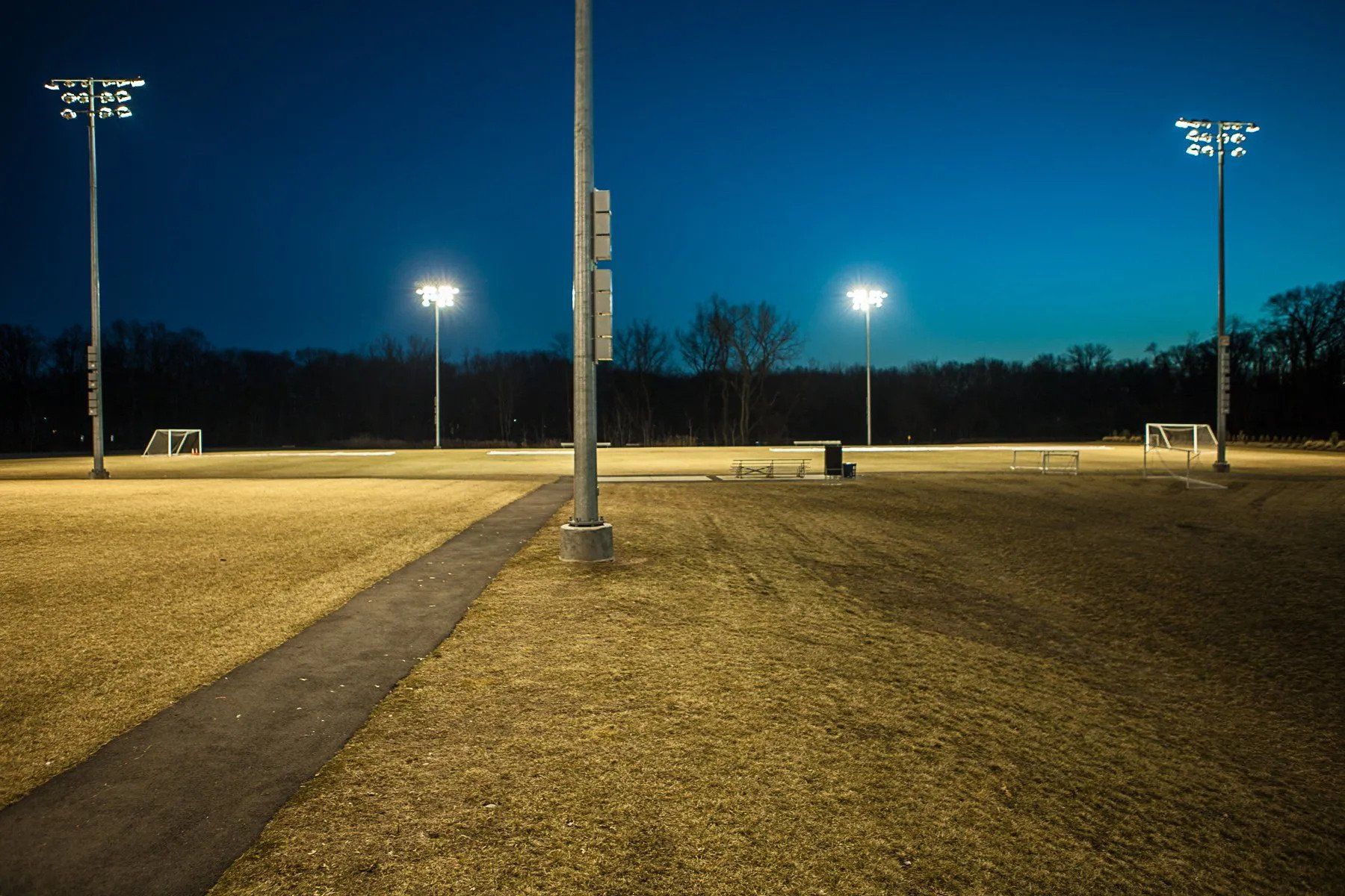 Customized Ball Park Lighting Installation