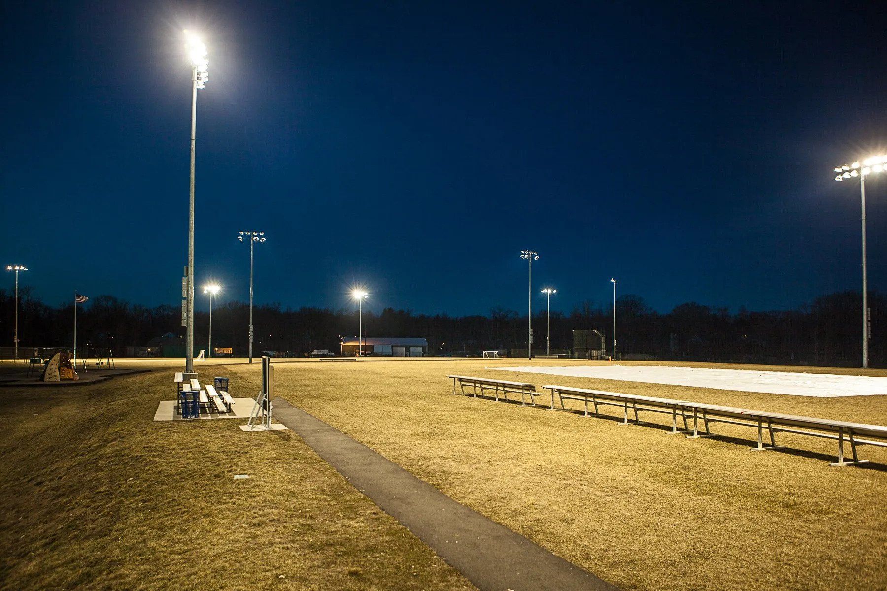 New Lights for Baseball Field