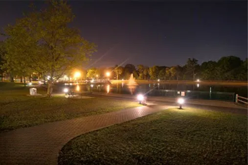 Park pathway lighting