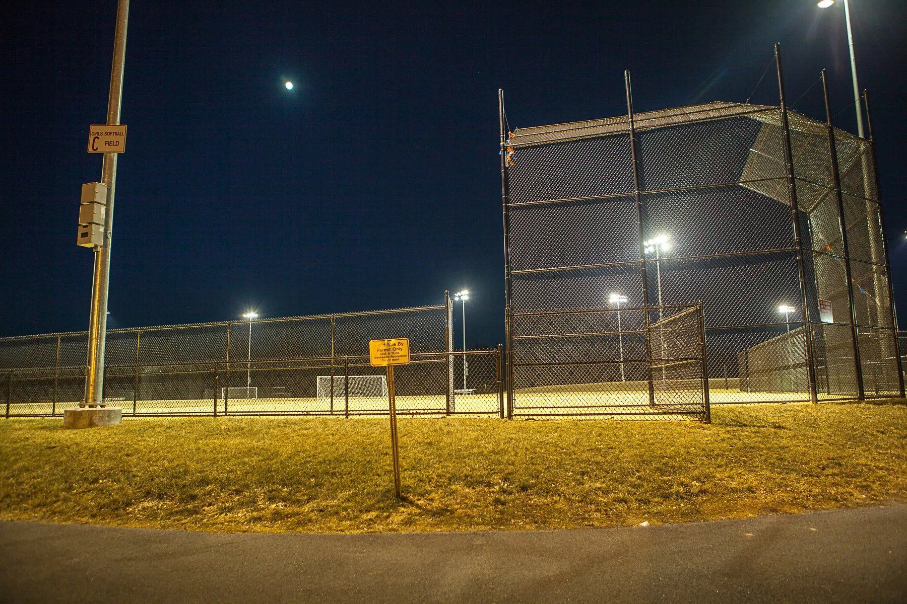 Commercial Light Installation for Baseball Field