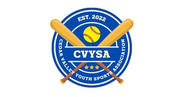 CVYSA logo: blue circle with baseball bats, softball, and text 