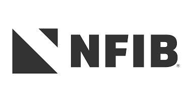 NFIB logo: Dark gray stylized 