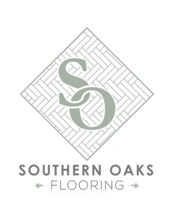 Logo for Southern Oaks Flooring: overlapping 