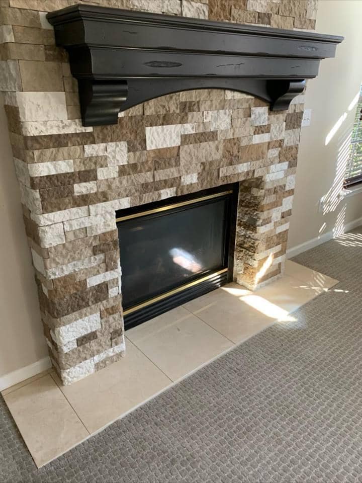 Fireplace remodeling