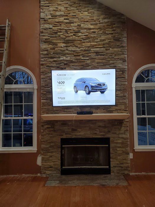 Fireplace installation