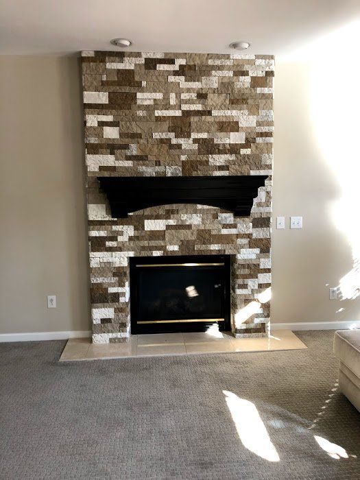 Fireplace installation