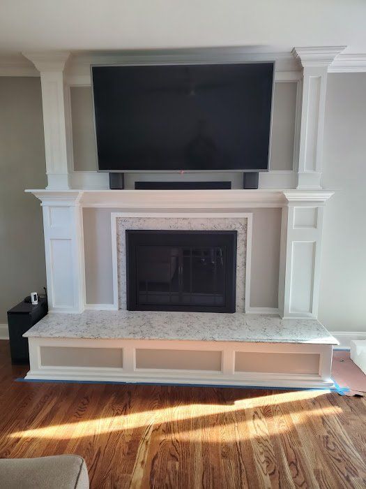 Fireplace installation
