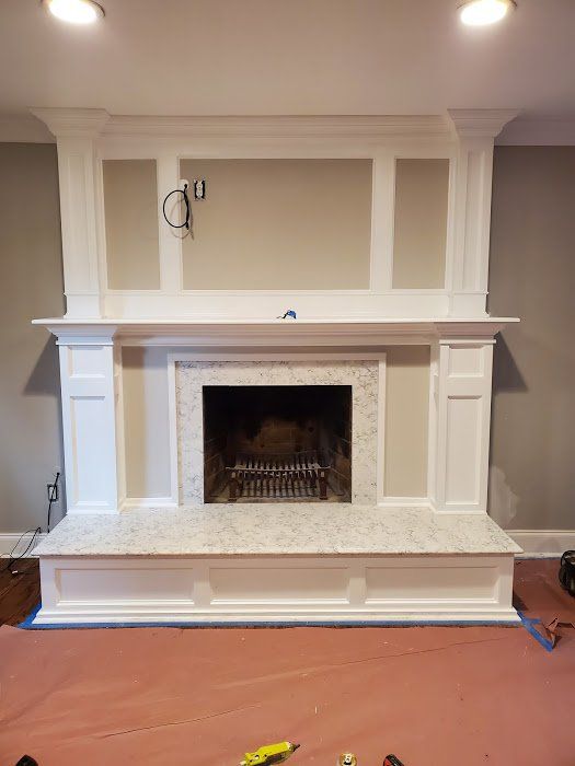 Fireplace installation