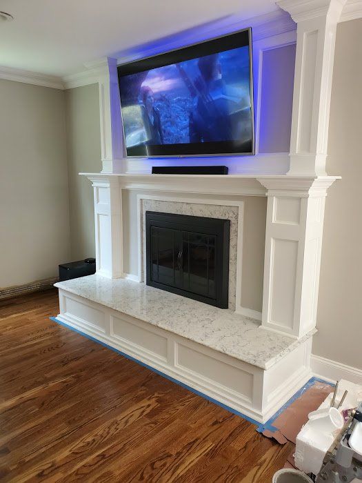 Fireplace installation