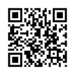QR code, black and white, containing encoded data, with square corner patterns.